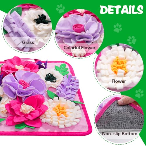 Snuffle Mat for Dogs (pink)