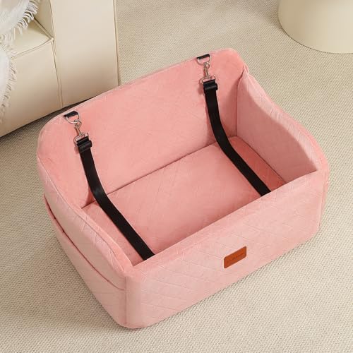 Dog Car Seat for Medium (Pink / Large)