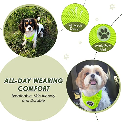 Dog Car Harness Seat Belt (Small / ·Lime Green)