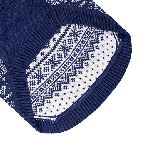 Dog Sweater Argyle (Small / Blue)