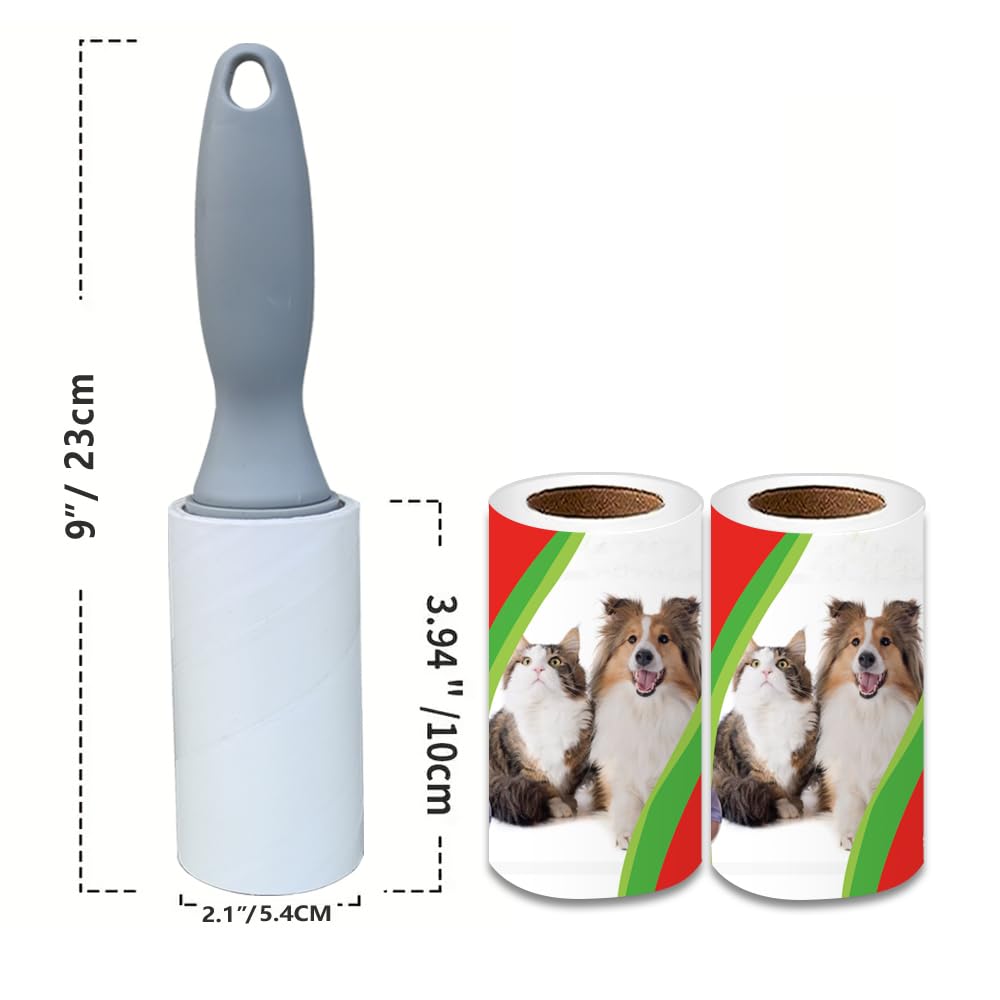 Pet Hair Lint Rollers (3 pcs - 270 Sheets)