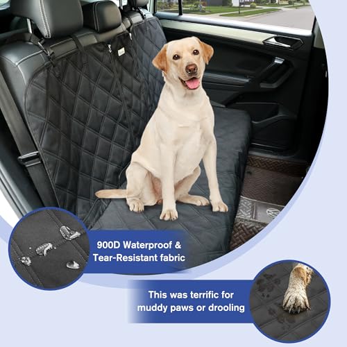 XL Back Seat Cover for Full‑Size Trucks Rear Bench (X-Large-60"W / Black)