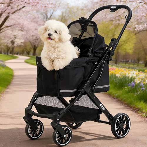 All Terrain Dog Stroller for Small to Medium Dogs (Samurai Black)