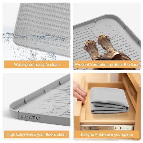 50" x35" Pee Pad Holder for Dog Puppy Pad Holder Gray (50" X35" Gray)