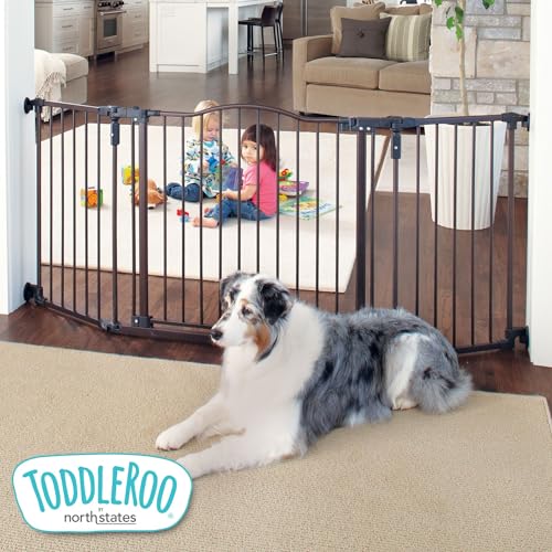 Deluxe Décor Safety Gate (Matte Bronze / 72" Wide)