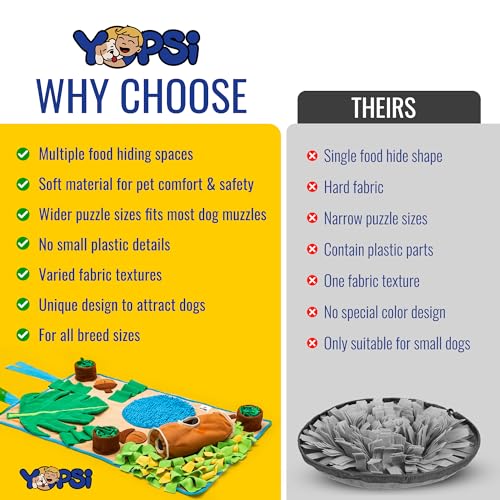 Snuffle Mat for Dogs Large Breed 39.4''x23.6''