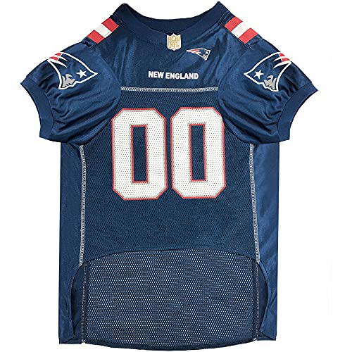 NFL New England Patriots Dog Jersey (New England Patriots / XX-Large)