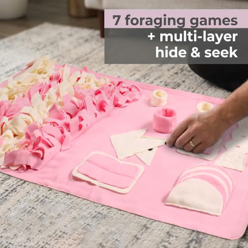 Snuffle Mat for Dogs (Pink / Medium 22x38 inch)