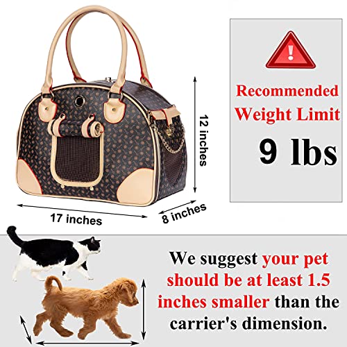 Luxury Pet Carrier (Coffee)