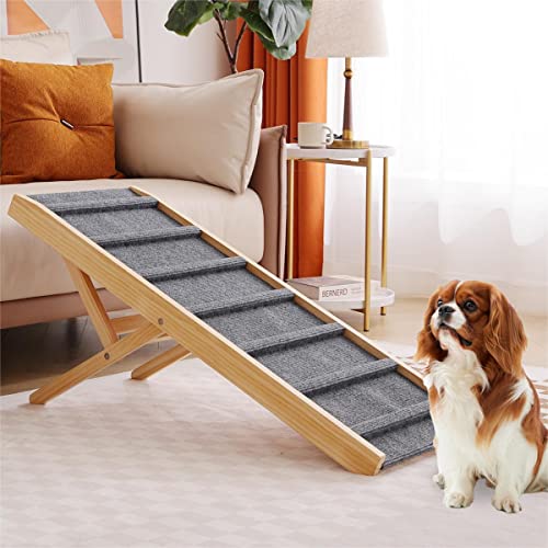Large Dog Pet Ramp Stairs for Bed Couch Car Truck SUV (Medium)