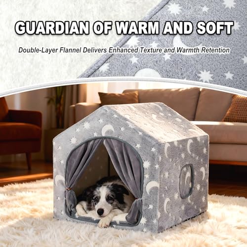 Indoor Dog House (XL (29"×29"×29") / Grey)