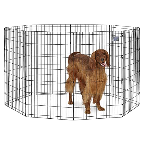 MidWest 42 Inch Exercise Pen (Black No Door / 42" H)