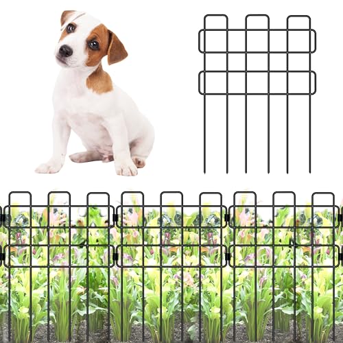 Garden Fence Animal Barrier (Black x 10)