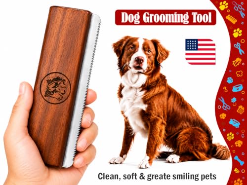 Original Deshedding Grooming Tools for Dogs (5 Inch)