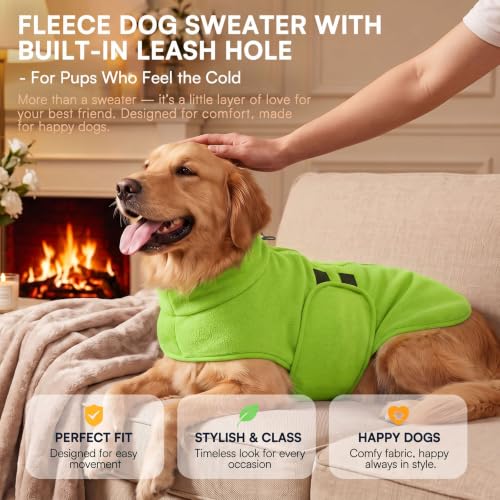 Dog Sweaters for Medium Dogs (Green / Medium)