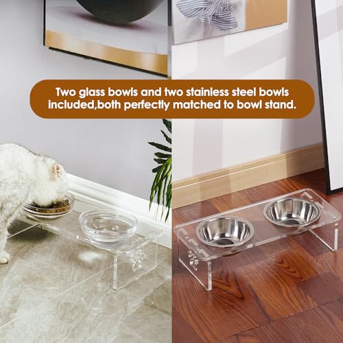 Elevated Dog & Cat Bowls (Small Dogs & Cats-3.75" Height)
