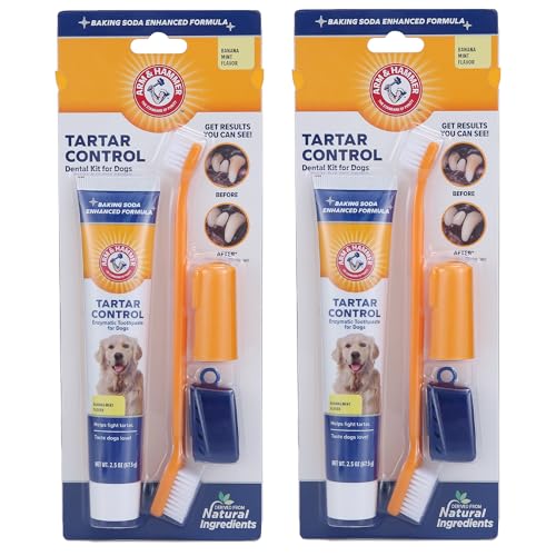 Tartar Control Dog Dental Kit (2.5 Ounce (Pack of 2))