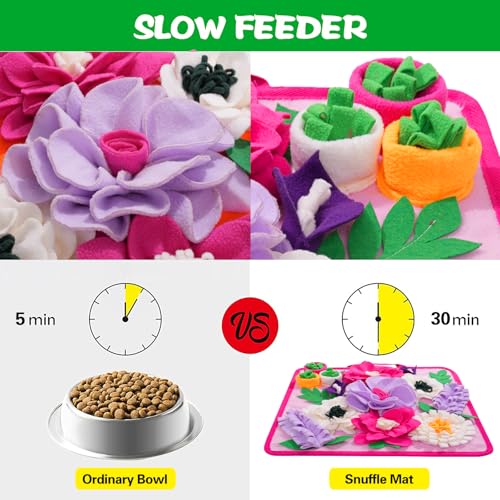 Snuffle Mat for Dogs (pink)