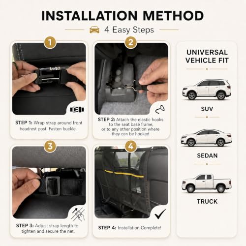 Dog Car Barrier for SUV