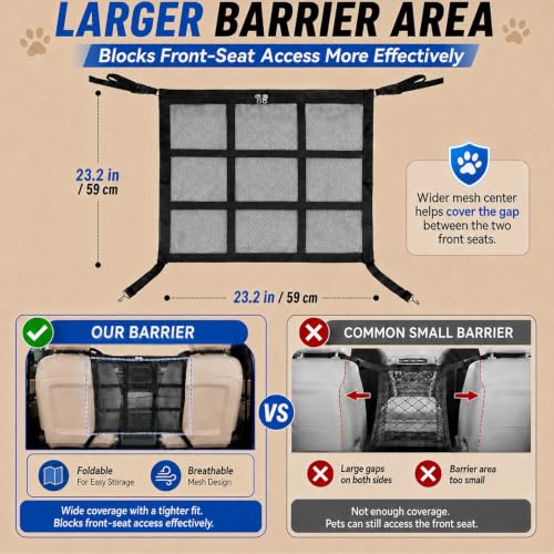 Dog Car Barrier for SUV