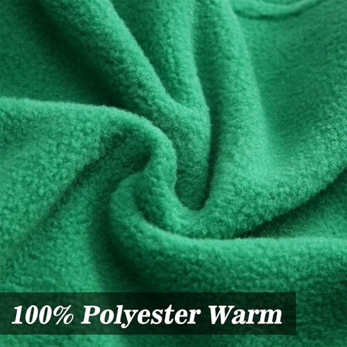 4 Pcs Fleece Dog Sweater Vest (Gray, Green, Purple, Blue / S)