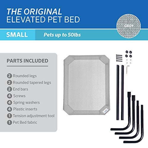 Original Elevated Dog Bed (Small Dog Bed / Grey)