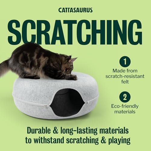 Peekaboo Cat Cave Duo Jumbo Set (Light Gray + Light Gray / Jumbo)