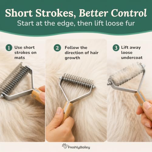 Dematting Comb for Cats and Dogs