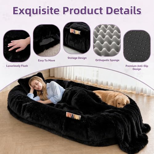 Human Dog Bed (Black)