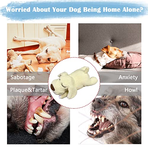 Heartbeat Puppy Toy (White)