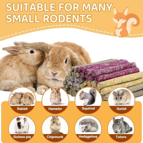 208Pcs Rabbit Chew Sticks (208Pack-Set)
