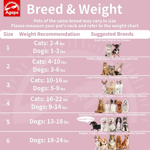 Soft Dog Cone for Small Dogs & Cats (Pink (Small Dogs Cone) / 5 (Neck:10"-13"))