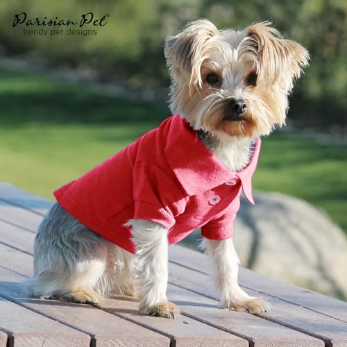 Dog Polo Shirt (L / Pink Polo)