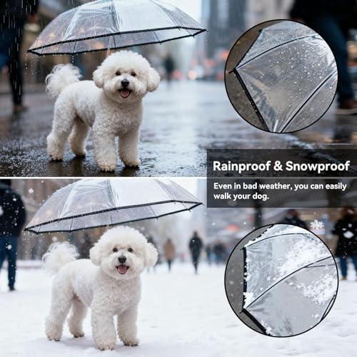 Dog Umbrella for Small Breed (C Handle (Rope))