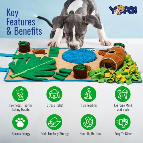 Snuffle Mat for Dogs Large Breed 39.4''x23.6''