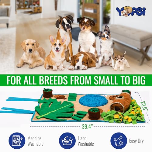 Snuffle Mat for Dogs Large Breed 39.4''x23.6''