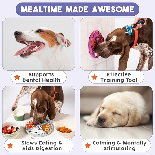 Paradise Dog Lick Mat for Slow Feeding & Anxiety (Sage)