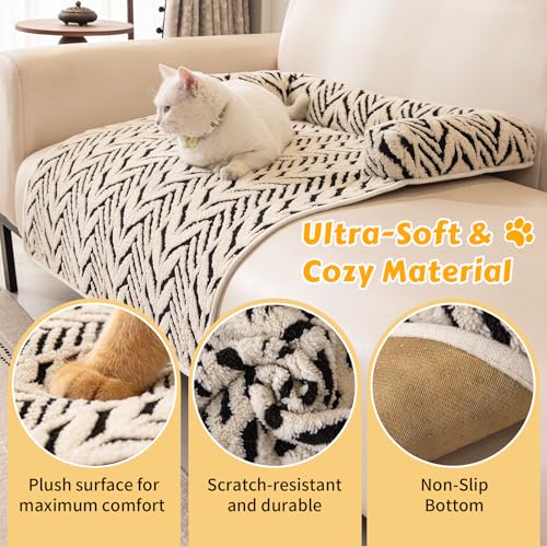 Calming Dog Bed Mats with Neck & Head Support (Black / Small(31.5"Lx23.62"Wx5.91"Th))