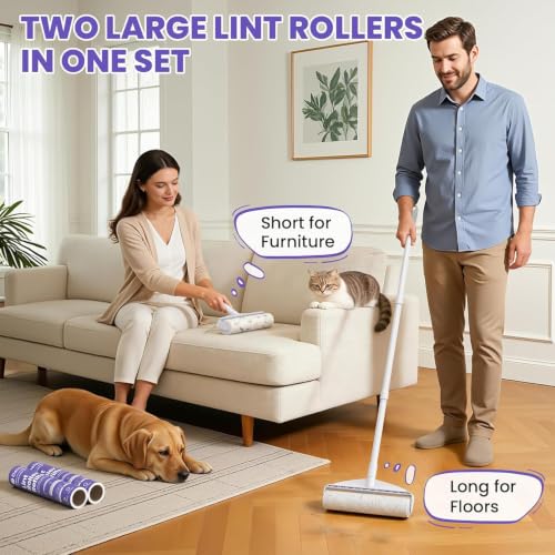 9.45” Large Lint Roller for Pet Hair