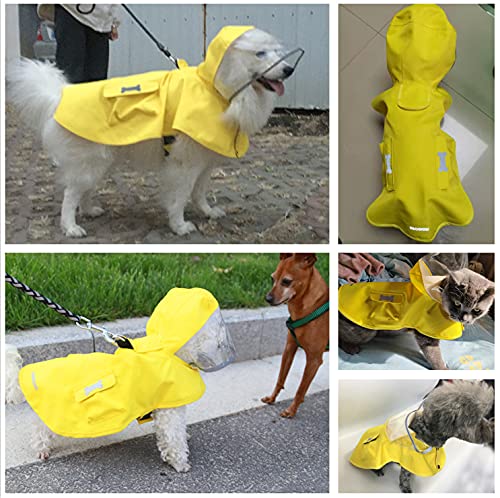 Waterproof Dog Raincoat (Yellow / 4X-Large)