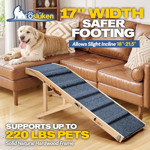 Dog Ramp for Couch (Wood / 49"X 17inch)