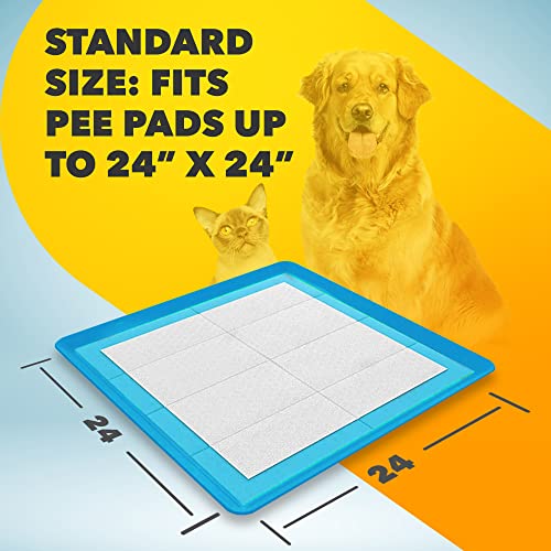 Dog Pee Pad Holder (Dark Blue / 1 Pack)