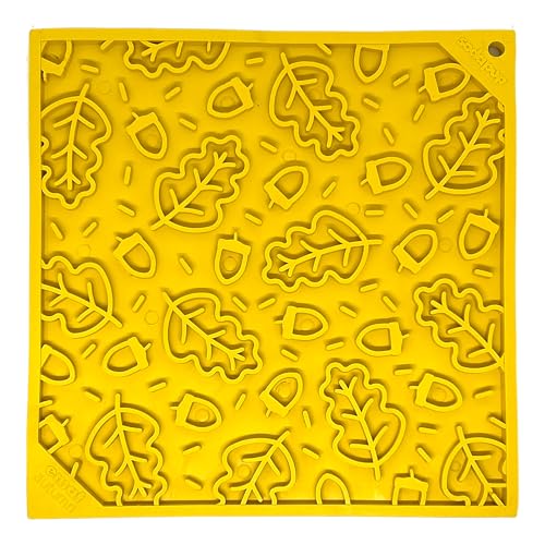 Autumn eMat Durable Enrichment Feeder Made in USA from Non (eMat Autumn Yellow / One Size)