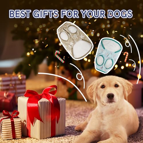 Dog Shirts Quick Dry Summer Cooling Star Printing Dogs T (Deep Green+Light Blue / X-Large)
