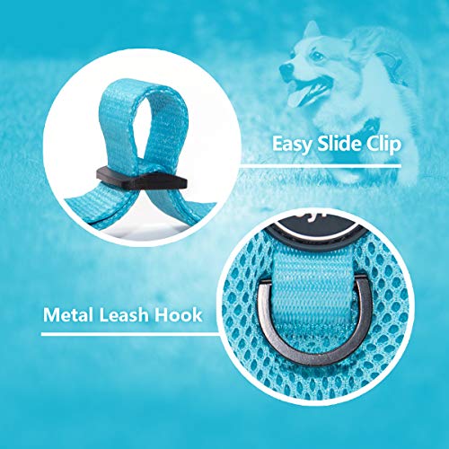 Mesh Dog Harness (S / Blue)