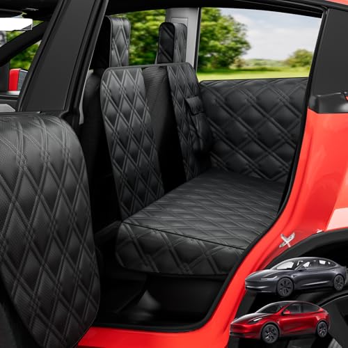 Dog Car Seat Cover For Back Seat Compatible With Tesla Model Y (Tesla Dog Car Seat - Standard)
