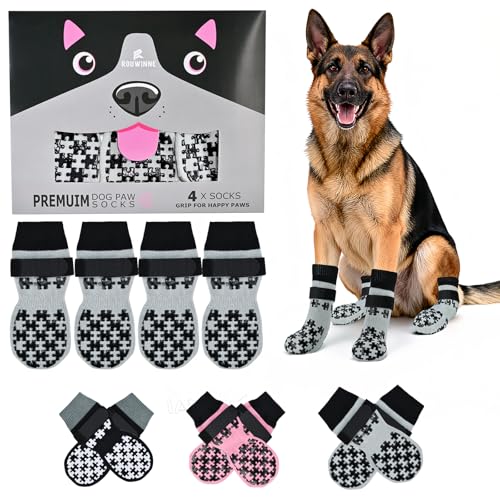 Grippy Socks for Dogs (XL(Pack of 4))