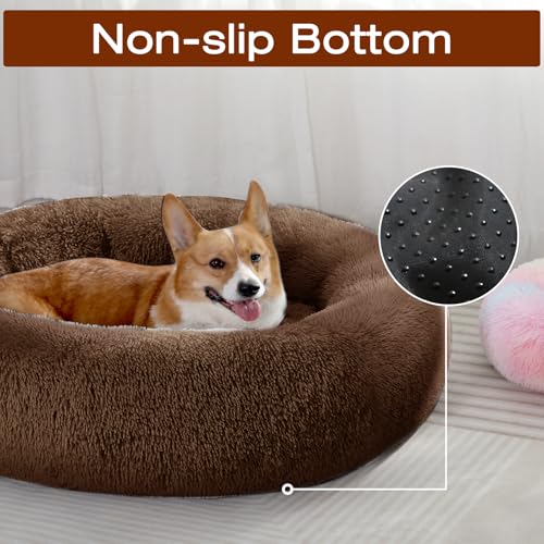 Dog Bed Calming Anti (31" / Coffee)