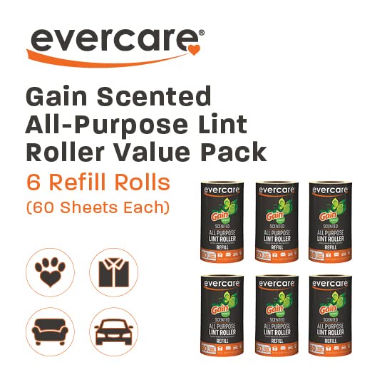 Pack of 6 Gain Scented All (60-Sheets / 6-Pack)