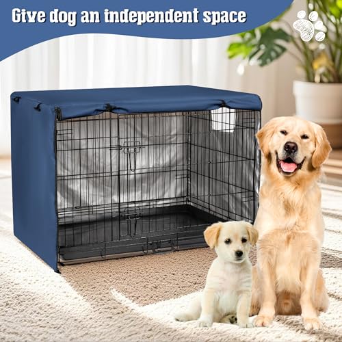 Replacement Dog Crate Cover (Navy Blue / 42 inch)
